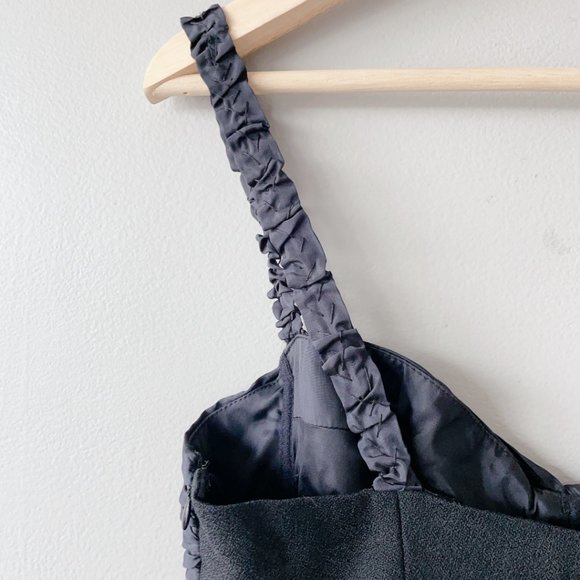 Moschino Cheap & Chic Midi length black dress 100% virgin wool women's s… - Picture 11 of 14